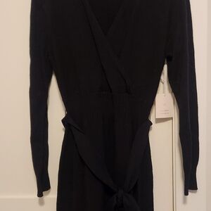 LC Lauren Conrad Black Long Sleeve Dress